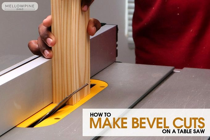 How To Make A Bevel Cut With A Table Saw